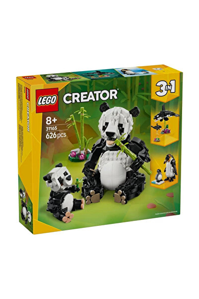 Kids 31165 ليغو كرييتور 3 في 1 - عائلة الباندا 626 قطعة +8 سنوات