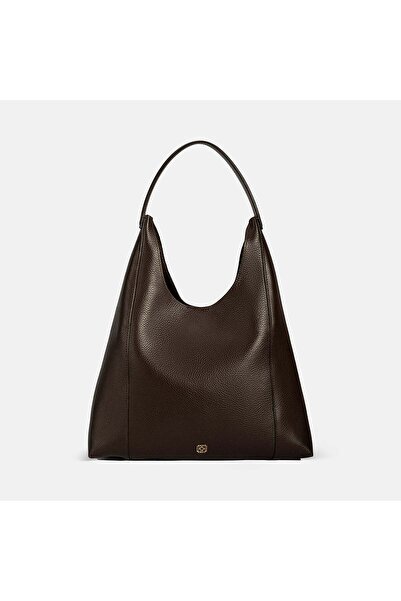 Desa Women's Brown Leather Shoulder Bag