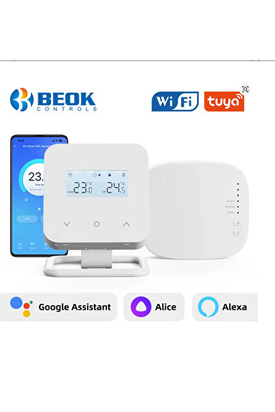 BeOk BOT-R15X-WIFI,Termostat inteligent WiFi,compatibil cu app Tuya/Smart Lifr