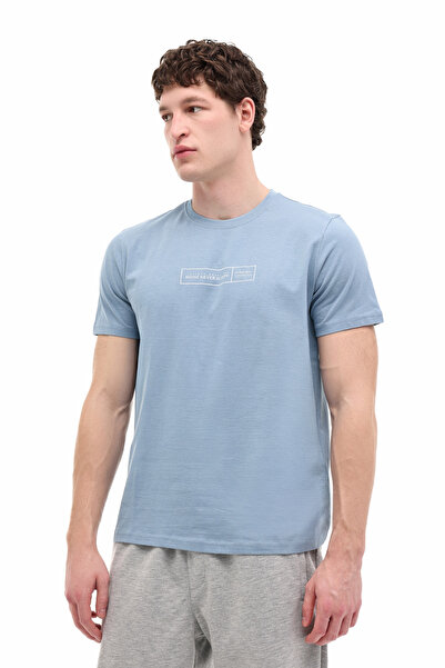lumberjack ML SUMMY 11KLR-05 6FX Mavi Erkek Kısa Kol T-Shirt