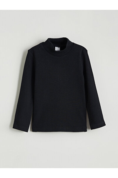 LC Waikiki Stand Collar Girls T-Shirt