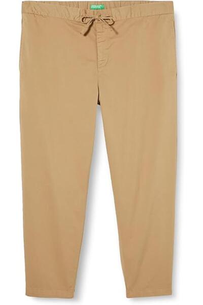 United Colors of Benetton Pantaloni chino cu șnur în talie pentru bărbați, cu...