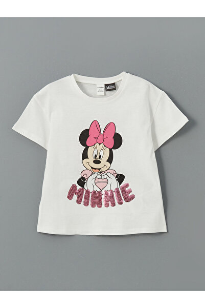 LC Waikiki Tricou de fete cu imprimeu Minnie Mouse