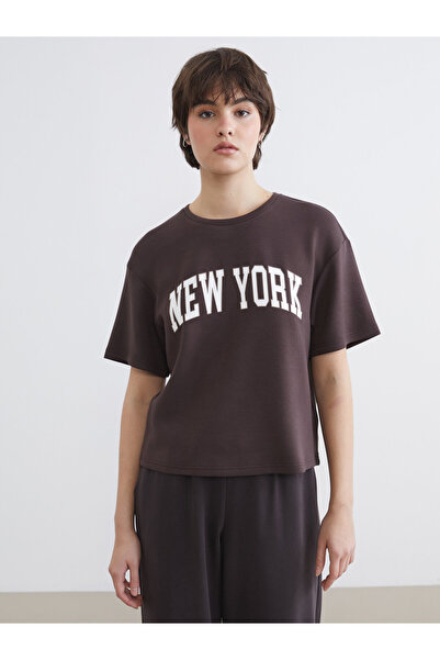 LC Waikiki Tricou de damă imprimat Brooklyn