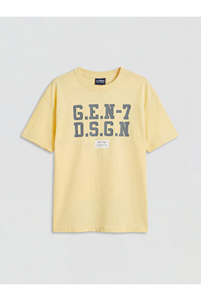 LC Waikiki Tricou de băieți cu guler rotund și imprimeu