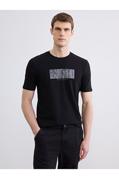 LC Waikiki Tricou bărbătesc imprimat cu guler rotund