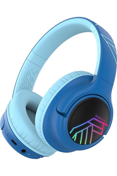 PowerLocus Wireless Kids Headphones, Bluetooth with LED Lighting, Volume Limi...