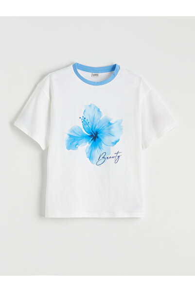 LC Waikiki Tricou de fete imprimat cu guler rotund