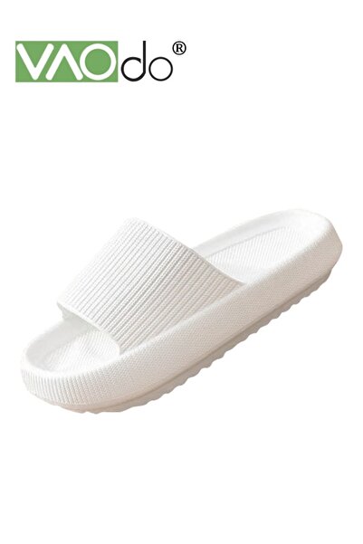 VAODO Household Slippers Women Non-Slip Bathroom Slip On Thick Bottom Soft Bo...