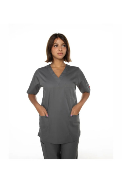 EZARY زي طبي سكراب إزاري المميز رمادي نسائي