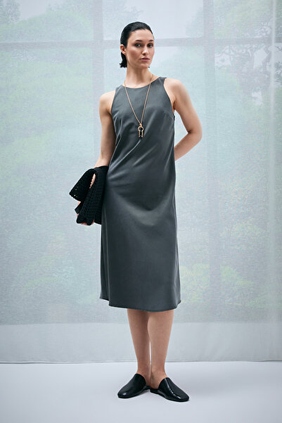 Lufian Γυναικείο φόρεμα Tına πράσινο