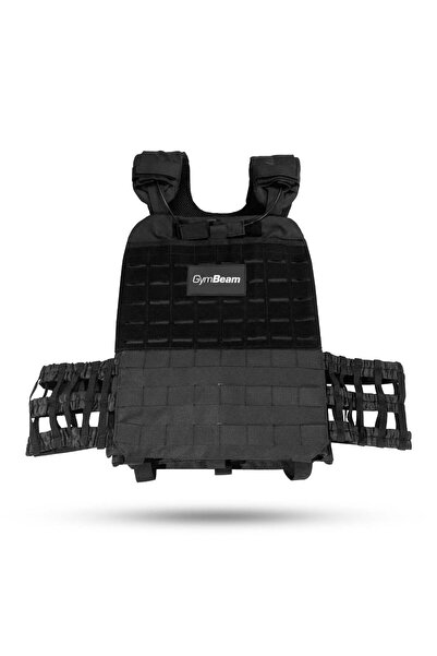 GymBeam Vestă tactică cu greutăți neagră
