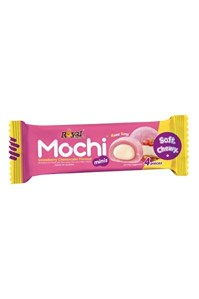 Royal Family Mochi Mini Cheesecake cu căpșuni