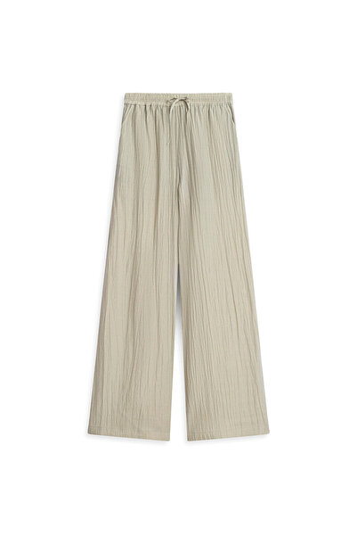 Twist DOKULU WIDE LEG PANTOLON