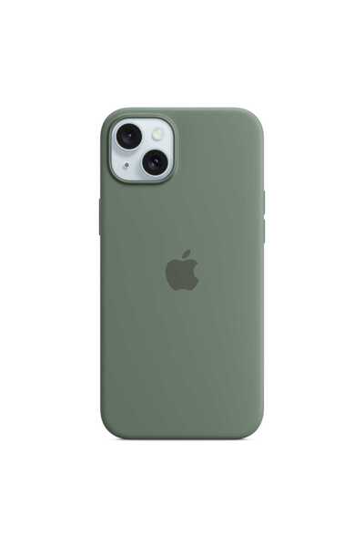 Apple iPhone 15 Plus Silicone Case with MagSafe, Cypress