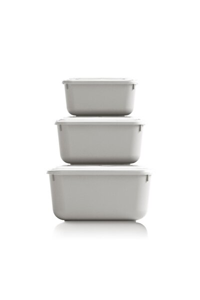 Soft Chef Beige Unisex Elegant Rectangular Smooth Lid Set Rectangular Model C...