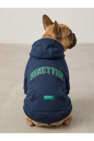 United Colors of Benetton Bnt-S2507 Hooded Sweatshirt Navy Blue
