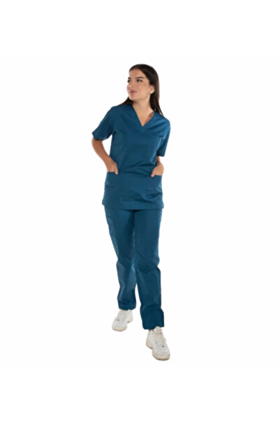 EZARY زي طبي سكراب إزاري المميز أخضر غامق تركوازي نسائي