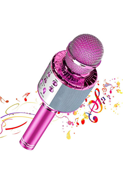 TTT Kablosuz Hoparlörlü Bluetooth Karaoke Mikrofonu