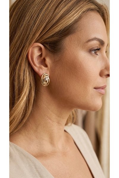 İNN JEWELLERY Xuping Earrings Anti-Tarnish Anti-Allergic Zirconium Figured (2 Years Importor Warranty)