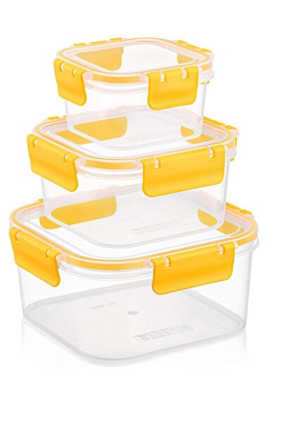 Soft Chef Yellow Unisex Clara Box Square 3-Piece Set Model Code: Ays00897Yellow