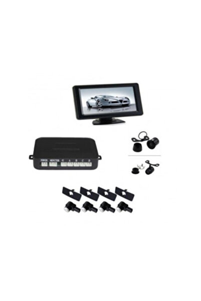 Xenon Bright Αισθητήρες στάθμευσης με κάμερα βίντεο και οθόνη LCD 4.3 " τύπου...