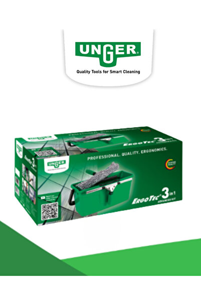 unger ErgoTec Cam Temizleme Seti 3'in1 35cm