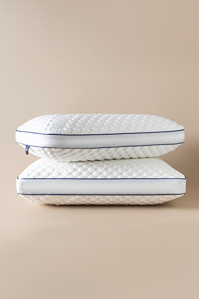 CENNET YATAK 2 Adet Collagen %100 Saf Visco Ortopedik Uyku Yastığı