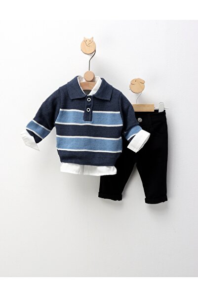 MiniKids Κέβιν κοστούμι πρέμιουμ, μπλε-μαύρο