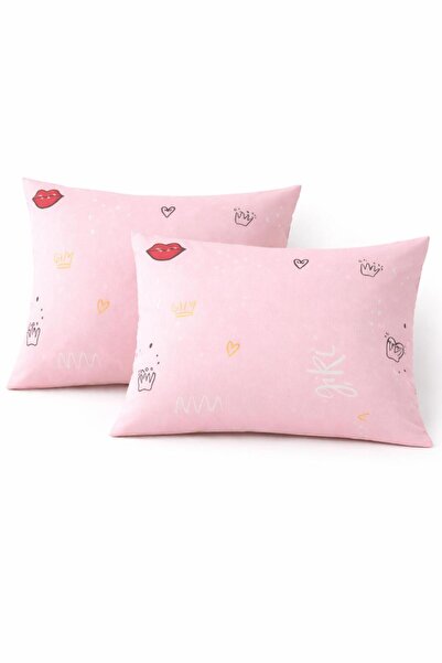 Eponj Home 2li Yastık Kılıfı Power Pembe