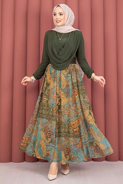 HTN Degaje Body Skirt Belt Triple Set Khaki