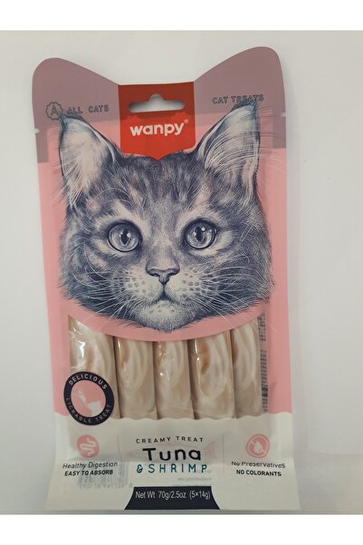 Wanpy PATİLİMARKET kedi krema ödülü tuna&karides 5*14