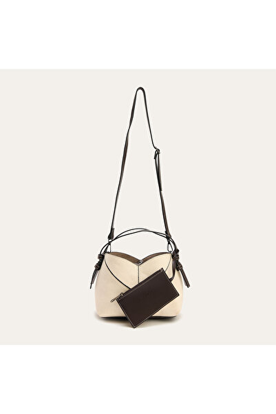 Mudo Contrast Canvas Bag with Wallet