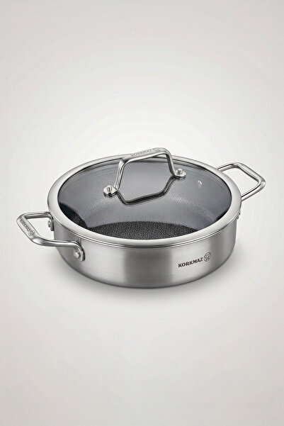 KORKMAZ Altima Kısa Tencere 24x7cm - A3874