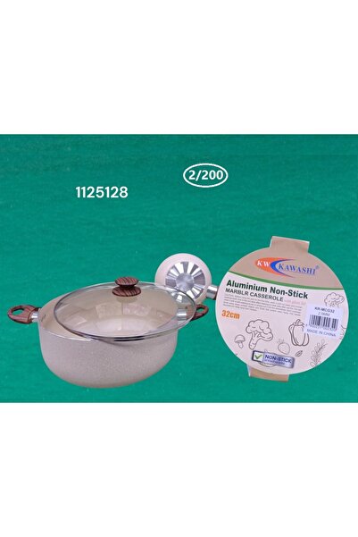 Kawashi KR-MCG32 CASSEROLE WIT GLASS LID 32X14CM