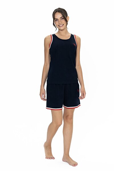 U.S. Polo Assn. 20005 Γυναικείο Σετ Σορτς με Χοντρό Λουράκι και Στρογγυλή Λαι...