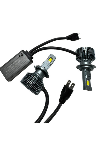 Ruan Set de 2 becuri LED auto K98 H7 Putere 430W 35000LM CANBUS 6000K
