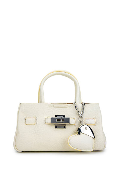 Tamer Tanca Women's Faux Leather White Handbag