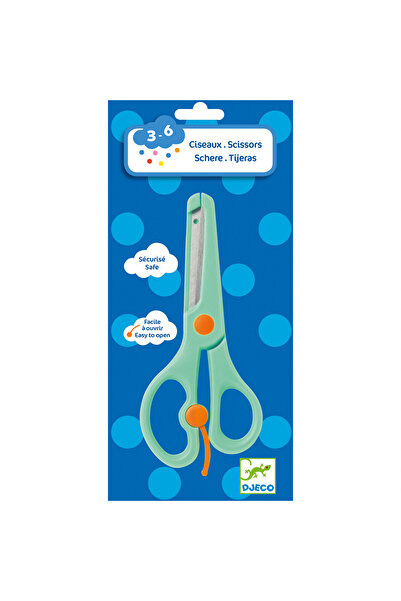 djeco Foarfece cu vârf rotunjit și apărătoare de siguranță