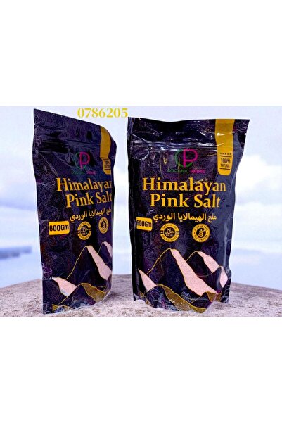 ORGANIC PRIME PINK HIMALAYAN SALT POUCH 600GM