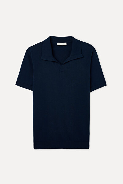 Mudo سترة تريكو بأكمام قصيرة وياقة بولو