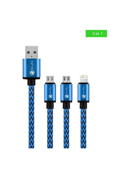 iends كابل يو إس بي 3 في 1 IN-CA483 بطول 1.2 متر