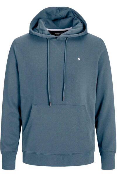 Jack & Jones Μπλε Μιράζ Ανδρικό JJEPAULOS SWEAT HOOD NOOS Κωδικός Μοντέλου: 1...