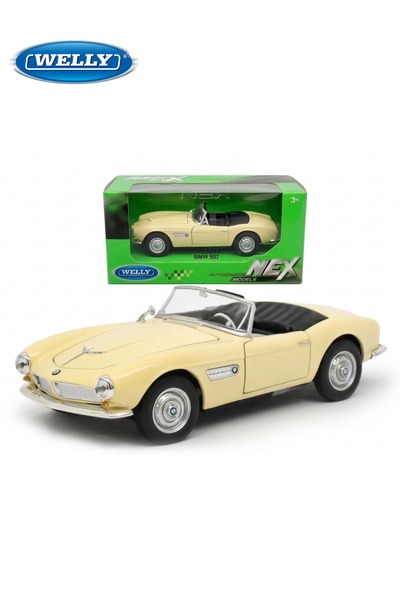 WELLY 1:24 Scale Classic BMW 507 Roadster Diecast Model Car
