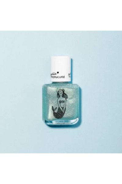 MANUCURIST Green - Washable Nail Polish - Bonnie the Mermaid, Kids,