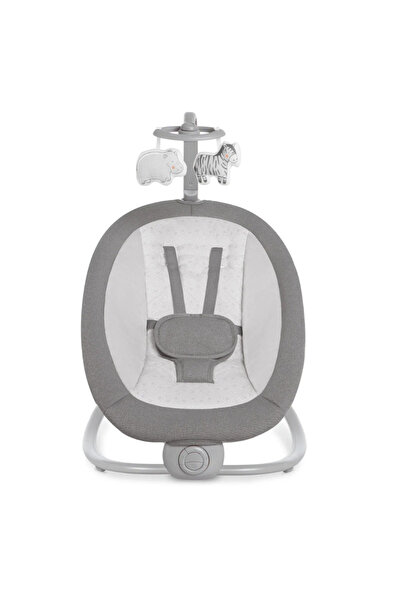 BASE 3-in-1 Electric Baby Bouncer with Mosquito Net, Detachable Pillow, Inclu...