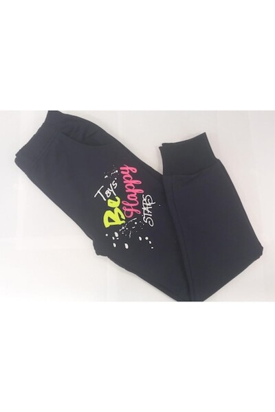 Damina Children's Tracksuit, Cotton, Three Pieces, Fuchsia with Green Inserts...