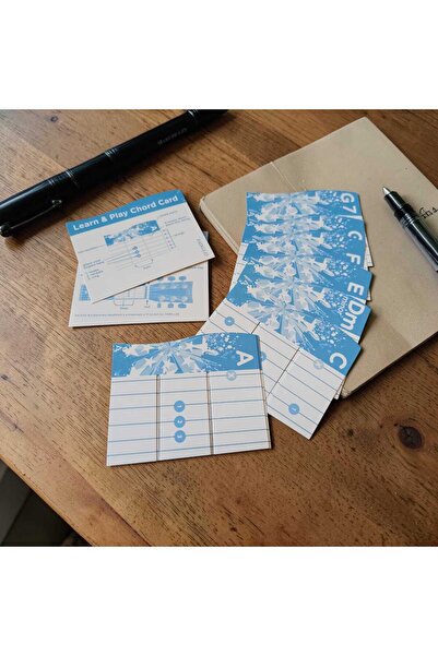 Hureggo Guitar Chord Learning Cards