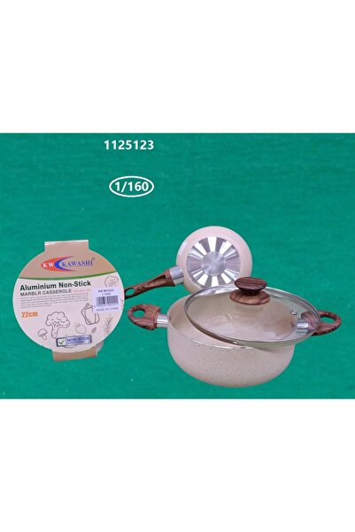 Kawashi KR-MCG22 CASSEROLE WIT GLASS LID 22X9.5CM