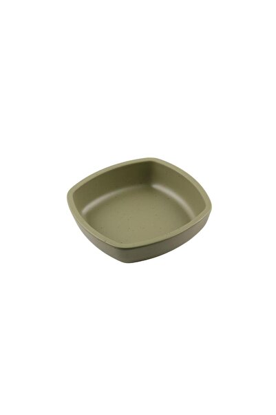 Globy Square Presentation Bowl Green 30×30×7 cm